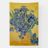 Vincent van Gogh - Vase met Irises Spandoek (Verticaal)