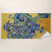 Vincent van Gogh - Vase met Irises Strandlaken (Voorkant)