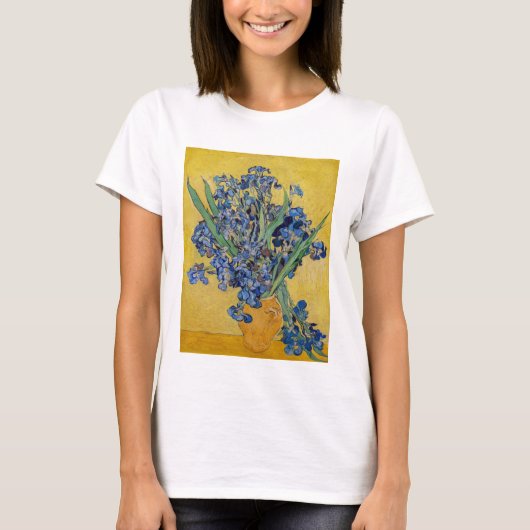 Vincent van Gogh - Vase met Irises T-shirt (Voorkant)