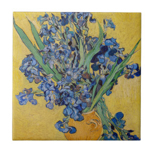 Vincent van Gogh - Vase met Irises Tegeltje