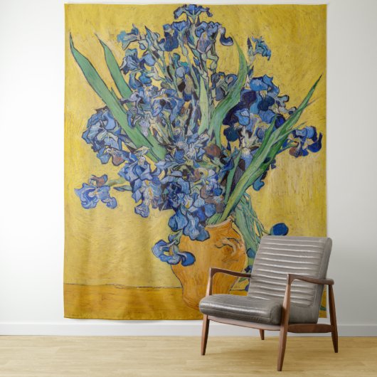 Vincent van Gogh - Vase met Irises Wandkleed (In situ)