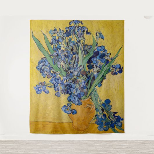 Vincent van Gogh - Vase met Irises Wandkleed (Voorkant)