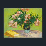Vincent Van Gogh Vase met Oleanders en Boeken Briefkaart<br><div class="desc">Vincent Van Gogh Vase met Oleanders en Books Briefkaart</div>
