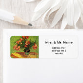 Vincent van Gogh, Vase met Oleanders en Boeken. Etiket (Insitu)