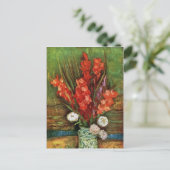 Vincent van Gogh - Vase met Red Gladioli Briefkaart (Staand voorkant)