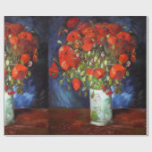 Vincent Van Gogh Vase met Red Poppies Fine Art Cadeaupapier (Vlak)