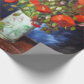 Vincent Van Gogh Vase met Red Poppies Fine Art Cadeaupapier (Hoek)