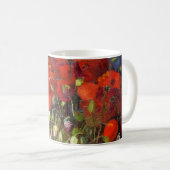 Vincent Van Gogh Vase met Red Poppies Fine Art Koffiemok (Voorkant rechts)