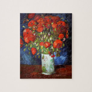 Vincent Van Gogh Vase met Red Poppies Fine Art Legpuzzel