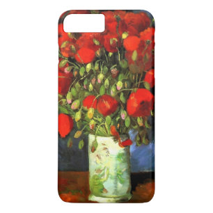 Vincent Van Gogh Vase met Red Poppies Floral Art iPhone 8/7 Plus Hoesje