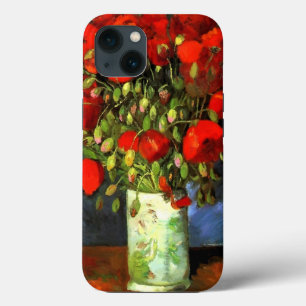 Vincent Van Gogh Vase met Red Poppies Floral Art iPhone 13 Hoesje