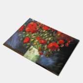 Vincent Van Gogh Vase met rode papavers Deurmat (Schuin)