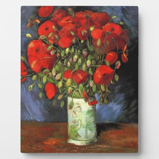 Vincent Van Gogh Vase met rode papavers Fotoplaat (Voorkant)