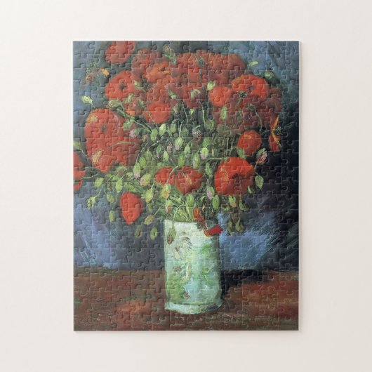 Vincent Van Gogh - Vase met rode papavers Legpuzzel (Verticaal)