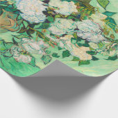 Vincent Van Gogh Vase met roze Roses Fine Art Cadeaupapier (Hoek)