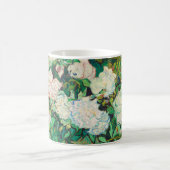 Vincent Van Gogh Vase met roze Roses Fine Art Koffiemok (Center)