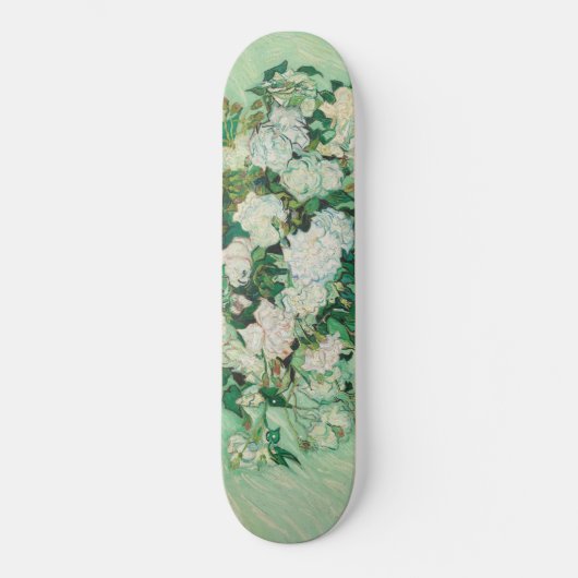 Vincent van Gogh Vase met roze Roses GalleryHD Persoonlijk Skateboard (Voorkant)