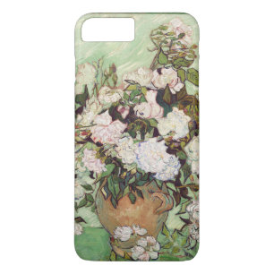 Vincent Van Gogh Vase met roze rozen Floral Art iPhone 8/7 Plus Hoesje