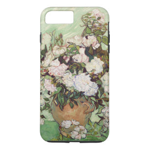 Vincent Van Gogh Vase met roze rozen Floral Art Case-Mate iPhone Case