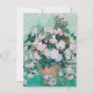 Vincent Van Gogh - Vase met Rozen, 1890 Bedankkaart