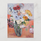 Vincent van Gogh - Vase met Rozen en Anemones Briefkaart (Voorkant)