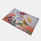 Vincent van Gogh - Vase met Rozen en Anemones Deurmat (Schuin)