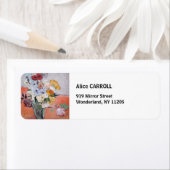 Vincent van Gogh - Vase met Rozen en Anemones Etiket (Insitu)