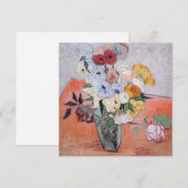 Vincent van Gogh - Vase met Rozen en Anemones Kaart (Voorkant / Achterkant)