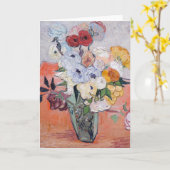 Vincent van Gogh - Vase met Rozen en Anemones Kaart (Gele Bloem)