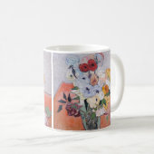 Vincent van Gogh - Vase met Rozen en Anemones Koffiemok (Voorkant rechts)