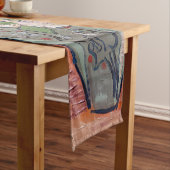 Vincent van Gogh - Vase met Rozen en Anemones Korte Tafelloper (Voorbeeld)