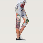 Vincent van Gogh - Vase met Rozen en Anemones Leggings (Rechts)
