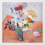 Vincent van Gogh - Vase met Rozen en Anemones Muurstickers<br><div class="desc">Stilleven / Japanse ziekte met Rozen en Anemones - Vincent van Gogh,  1890</div>