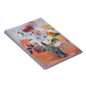 Vincent van Gogh - Vase met Rozen en Anemones Notitieboek (Rechterzijde)