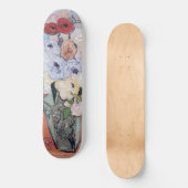 Vincent van Gogh - Vase met Rozen en Anemones Persoonlijk Skateboard (Voorkant)