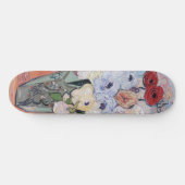 Vincent van Gogh - Vase met Rozen en Anemones Persoonlijk Skateboard (Horizontaal)