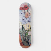Vincent van Gogh - Vase met Rozen en Anemones Persoonlijk Skateboard (Voorkant)