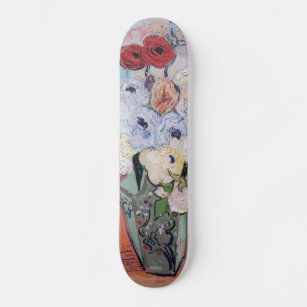 Vincent van Gogh - Vase met Rozen en Anemones Persoonlijk Skateboard