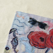 Vincent van Gogh - Vase met Rozen en Anemones Strandlaken (In situ)