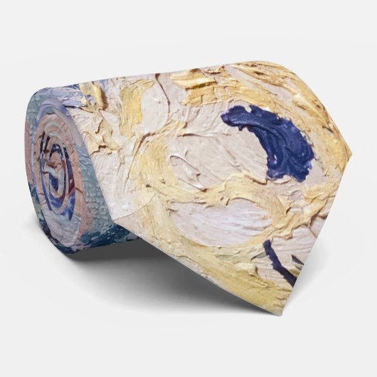 Vincent van Gogh - Vase met Rozen en Anemones Stropdas (Opgerold)