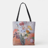 Vincent van Gogh - Vase met Rozen en Anemones Tote Bag (Achterkant)