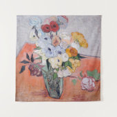 Vincent van Gogh - Vase met Rozen en Anemones Wandkleed (Voorkant)