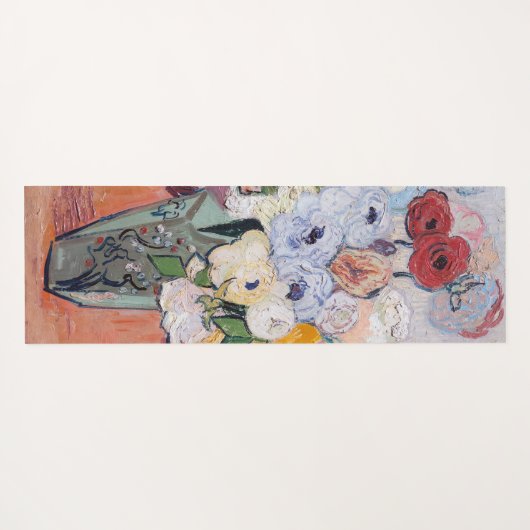 Vincent van Gogh - Vase met Rozen en Anemones Yogamat (Achterkant (horizontaal))