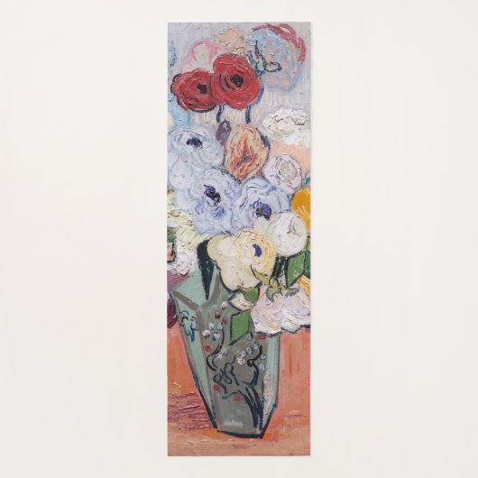 Vincent van Gogh - Vase met Rozen en Anemones Yogamat (Achterkant)