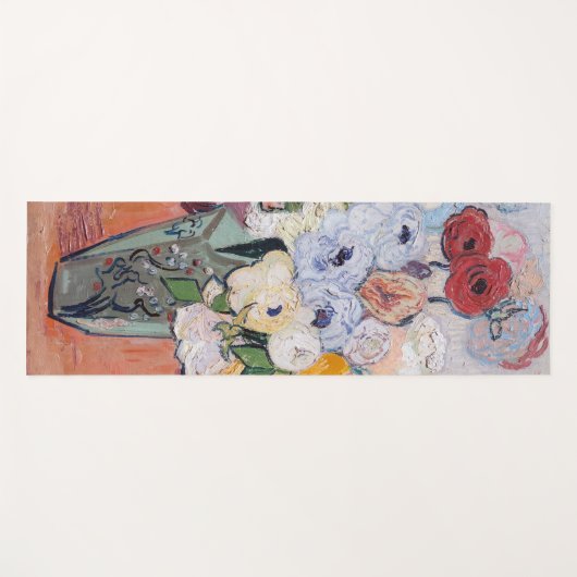 Vincent van Gogh - Vase met Rozen en Anemones Yogamat (Voorkant (horizontaal))