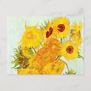 Vincent van Gogh Vase met twaalf zonnebloemen Art Briefkaart