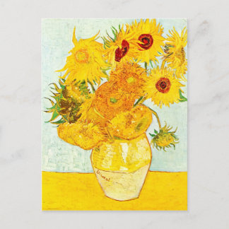 Vincent van Gogh Vase met twaalf zonnebloemen Art Briefkaart