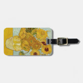 Vincent Van Gogh - Vase met twaalf zonnebloemen Bagagelabel (Voorkant horizontaal)