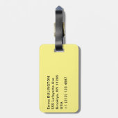 Vincent Van Gogh - Vase met twaalf zonnebloemen Bagagelabel (Achterkant verticaal)