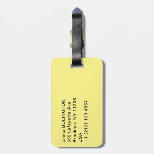 Vincent Van Gogh - Vase met twaalf zonnebloemen Bagagelabel (Achterkant verticaal)